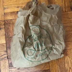 4 Tan Recyclable Shopping Bags